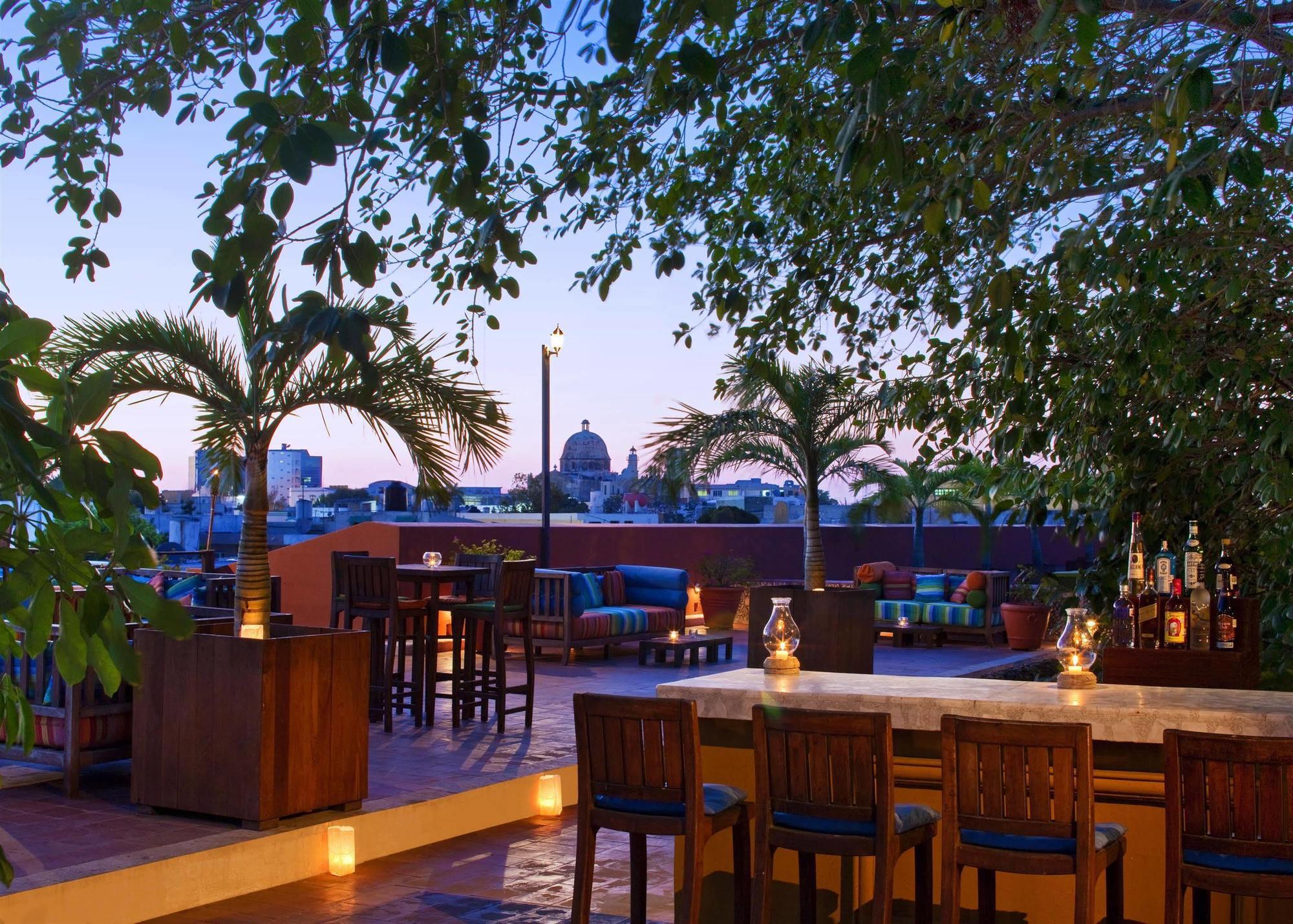 Hacienda Campeche Hotel Restoran gambar